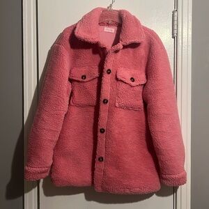 NWOT WOMENS PINKLILY PINK SHACKET